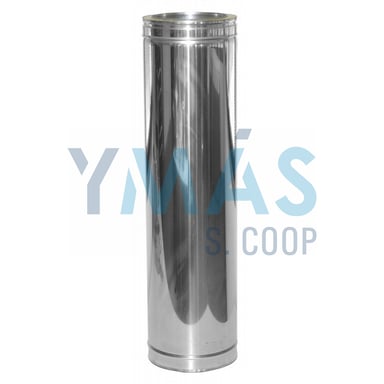 TUBO ESTUFA 940MM DOBLE PARED PELLET 316L/304 100