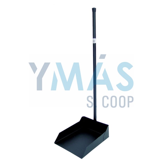 RECOGEDOR METALICO NEGRO 25X23X76CM