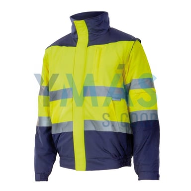 CAZADORA ALTA VISIBILIDAD ACOLCHADA AMARI/AZUL XXL