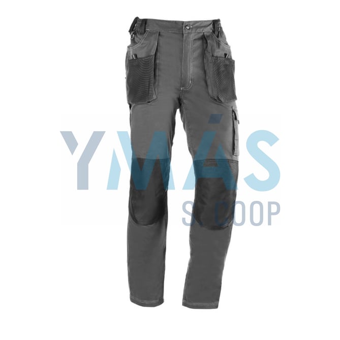 PANTALON MULTIBOLSILLO FLEX GRIS NEGRO XXL