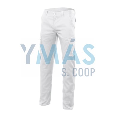 PANTALON MULTIBOLSILLOS STRETCH BLANCO 44