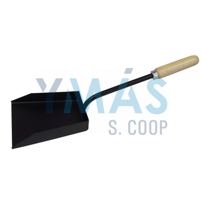 RECOGEDOR METALICO MANGO MADERA 47.5X16.5CM