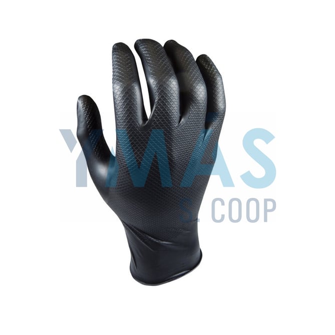 CAJA 50UNDS. GUANTE DESECH.NITRILO T-L NEGRO S/POL