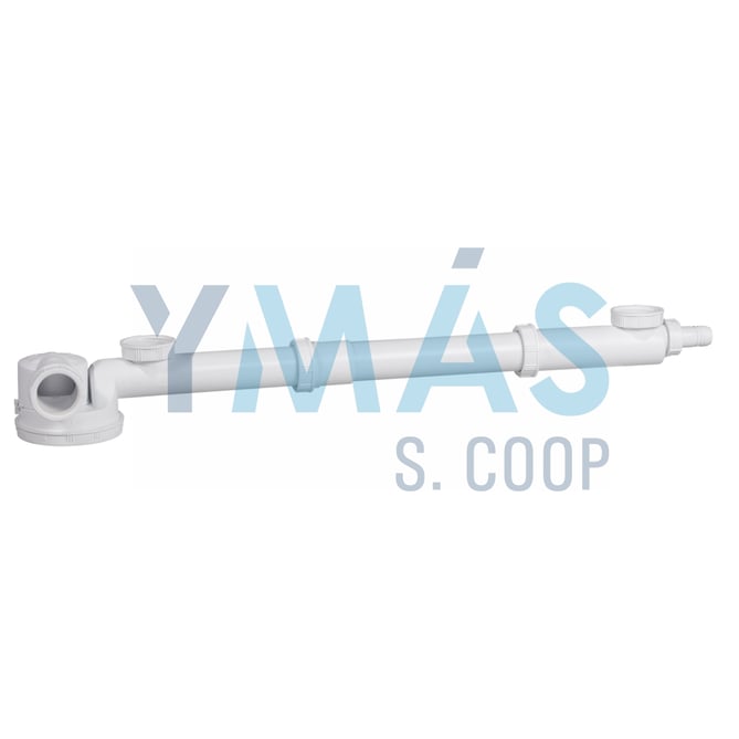 SIFON 2 SENOS ORIENTABLE UNIVERSAL C/VALVULA TOMA
