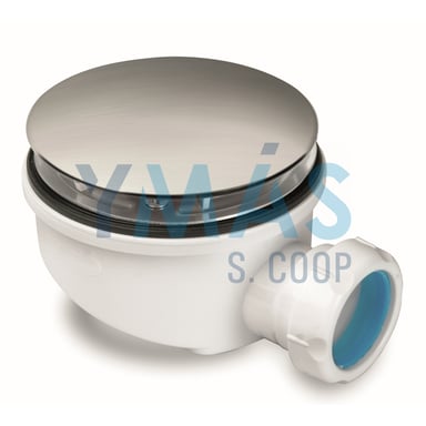 SIFON PLATO DUCHA 30MM BRIDA METALICA SALIDA 90MM