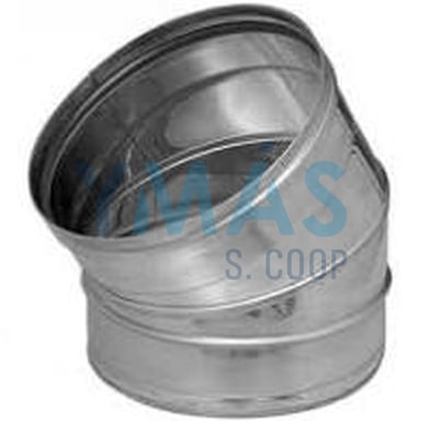 CODO ESTUFA 30§ INOXIDABLE 100