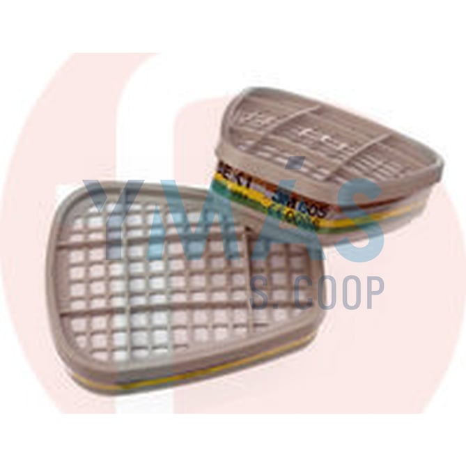 FILTRO QUIMICOS MASCARILLA ABEK1 6059 2UDS