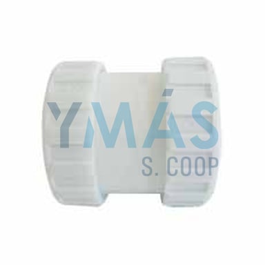 ENLACE CORTO UNION TUBO SIFON PVC 1 1/2