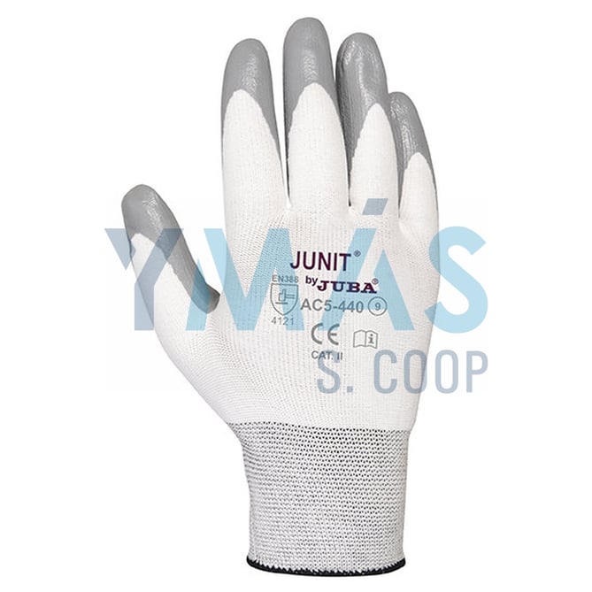 GUANTE JUNIT NYLON PALMA NITRILO 9