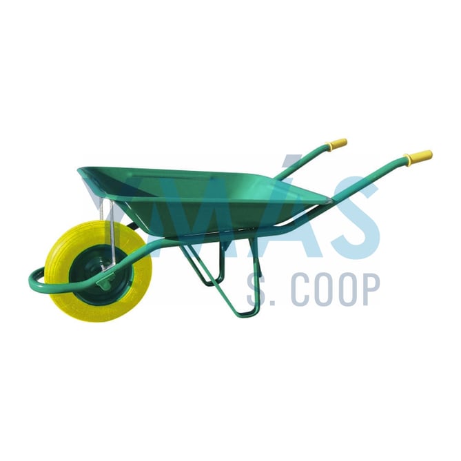 CARRETILLO JARDIN VERDE RUEDA IMPINCHABLE 60L