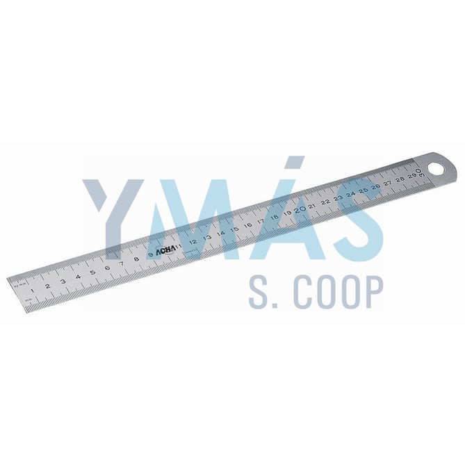 REGLA SEMIRIGIDA INOX 500X30X0,8
