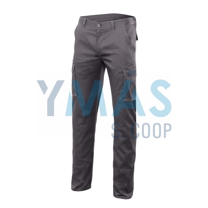 PANTALON MULTIBOLSILLOS STRETCH GRIS 56