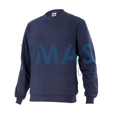 SUDADERA UNISEX CUELLO REDONDO AZUL MARINO XXL