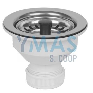 VALVULA CESTA 115MM 1-1/2 C/TAPON  TEKA INOX