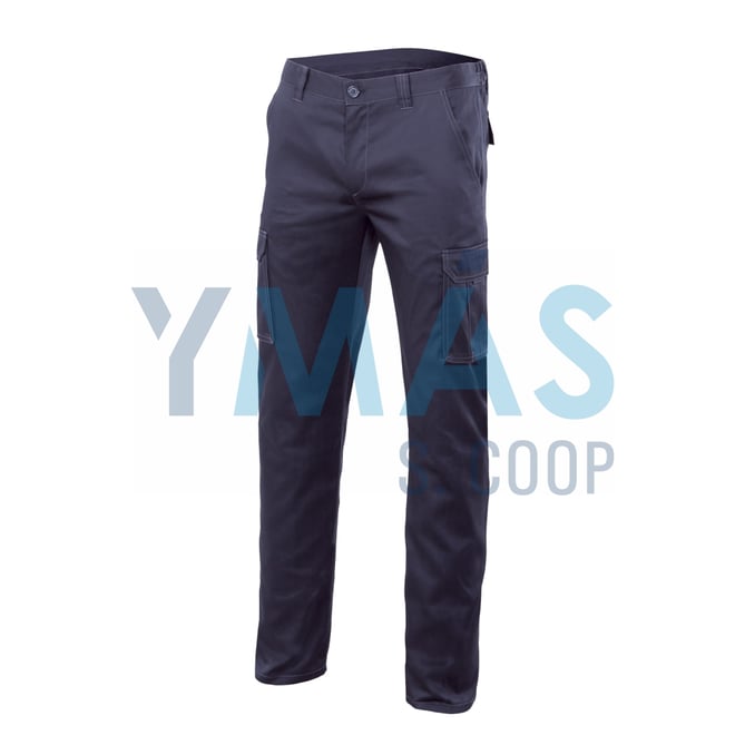 PANTALON MULTIBOLSILLOS STRETCH AZUL MARINO 48