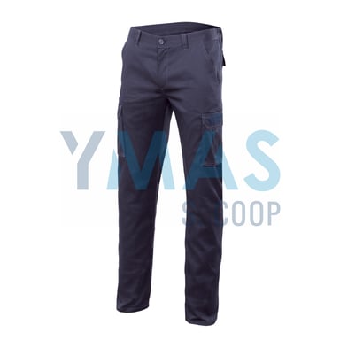 PANTALON MULTIBOLSILLO STRETCH AZUL MARINO T-52