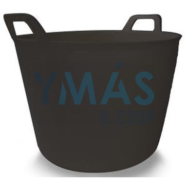 CAPAZO PLASTICO NEGRO 40L