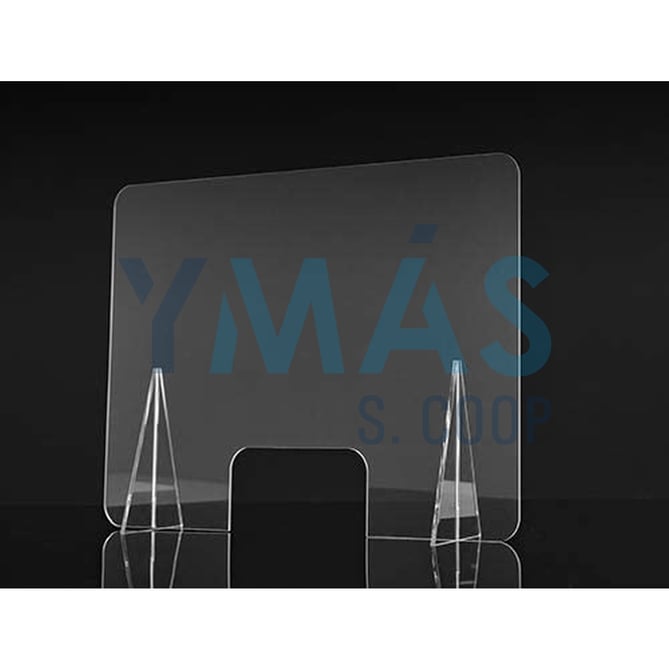 MAMPARA SEPARADORA METACRILATO 100CMX80CMX3MM