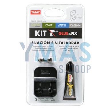 KIT SISTEMA FIJACION SIN TALADRAR GLUE&FIX