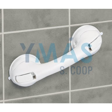 ASA BAÑERA CON VENTOSA BLANCA 29CM