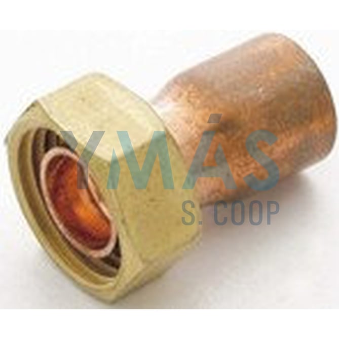 RACOR CASQUILLO LARGO COBRE 18X3/4