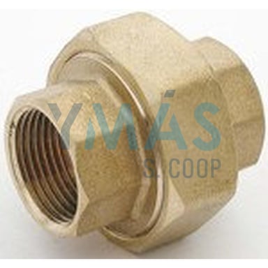 TUERCA UNION HEMBRA-HEMBRA LATON 1