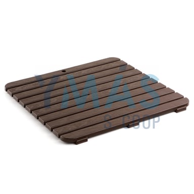 TARIMA BAÑO POLIPROPILENO OSCURA 55X55CM