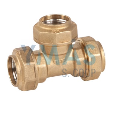 TE BOCAS IGUALES LATON PARA POLIETILENO 20MM