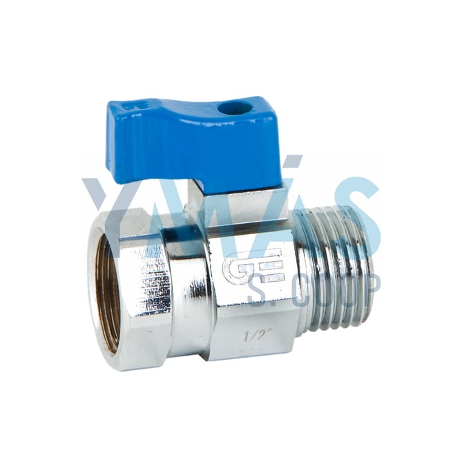 VALVULA ESFERA LATON MINI M-H 1/4