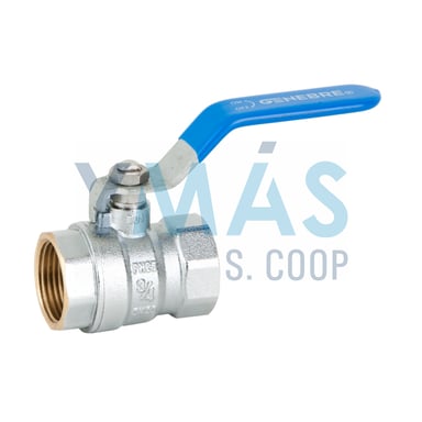 VALVULA ESFERA PASO TOTAL LATON M-H 1/2