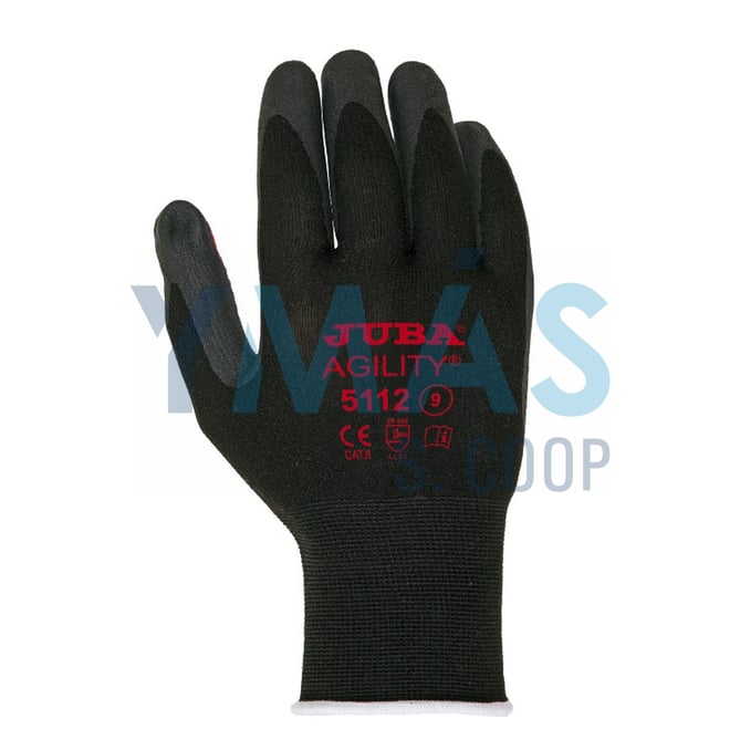 GUANTE NYLON NITRILO FOAM AGILITY DOTS 9