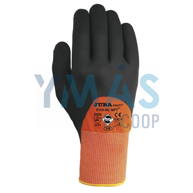 GUANTE NYLON ELASTANO PALMA NITRILO AGILITY 10