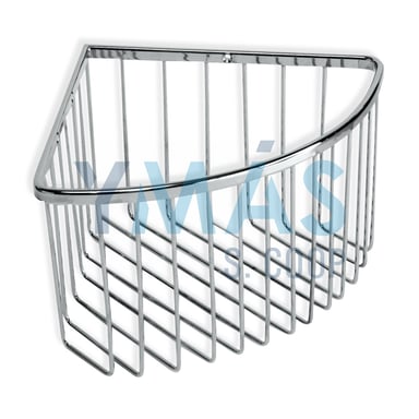 CESTILLO RINCONERA INOX 20X20X13.5CM