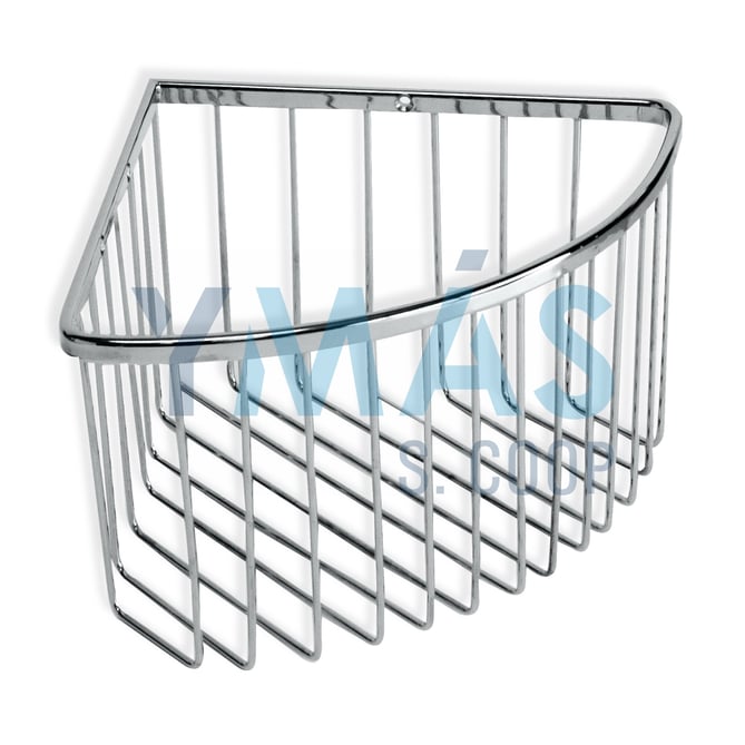 CESTILLO RINCONERA INOX 20X20X13.5CM