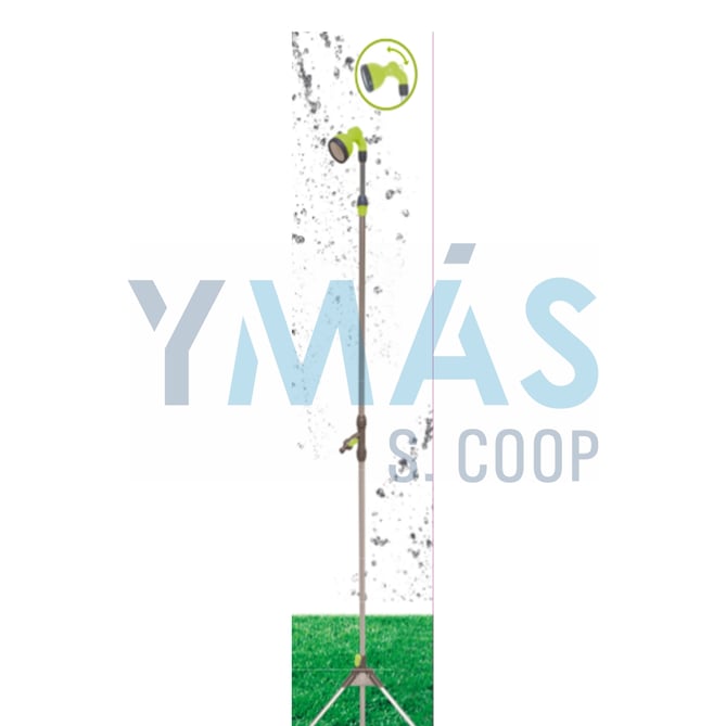 DUCHA JARDIN REGULABLE ALTURA BASE TRIPODE