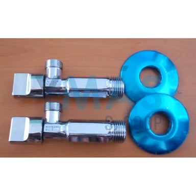 VALVULA ESCUADRA ALARGADA M-M 1/2 -3/8  2 UNIDS