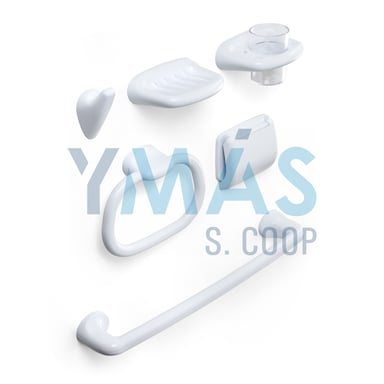 JUEGO BAÑO OLYMPIA PP 6 UNIDADES BLANCO