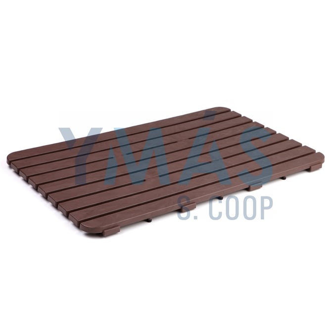 TARIMA BAÑO POLIPROPILENO OSCURA 50X80CM