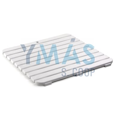 TARIMA BAÑO POLIPROPILENO BLANCA 55X55CM