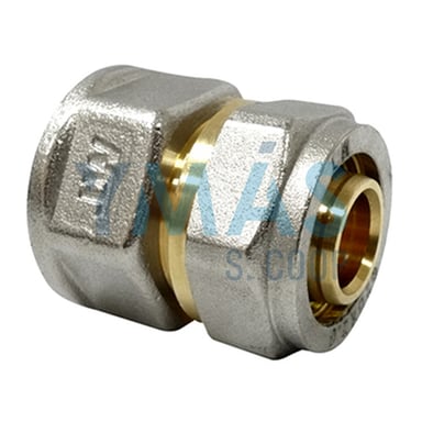 ENLACE MIXTO A COMPRESION HEMBRA MULTICAPA DN25X1