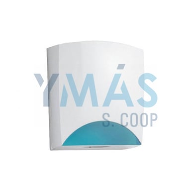 DISPENSADOR PAPEL ZIG ZAG BLANCO Y AZUL