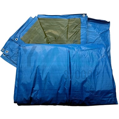 TOLDO MULTIUSO 2X3M AZUL/VERDE 90GR