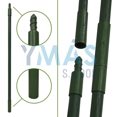 TUTOR ACERO PLASTIFICADO 16MM PROLONGABLE 60CM