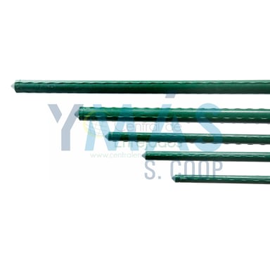 TUTOR ACERO PLASTIFICADO VERDE 11MM 1.5M