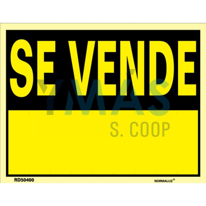 SEÑAL PVC SE VENDE 35X45CM