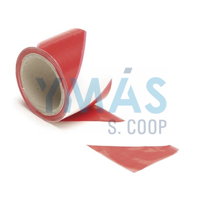 CINTA SEÑALIZACION 100MMX200 ROJ/BL 400G