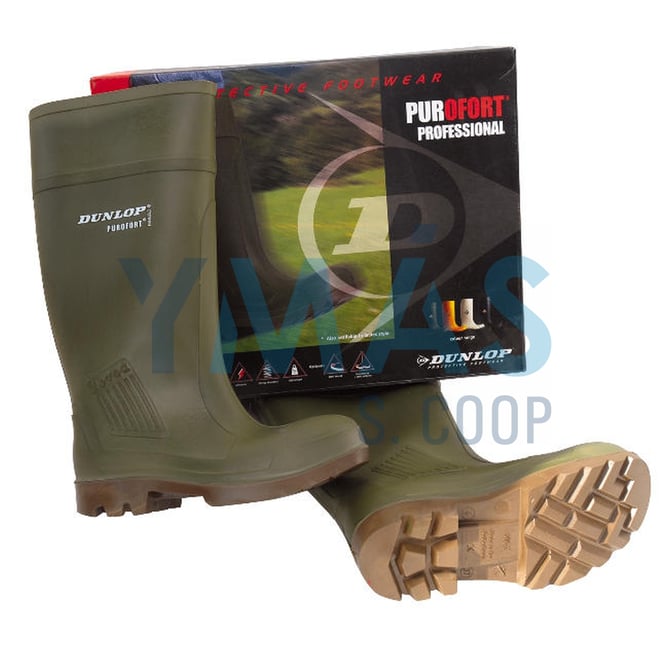BOTA PUROFORT PUNTERA PLANTILLA VERDE 39