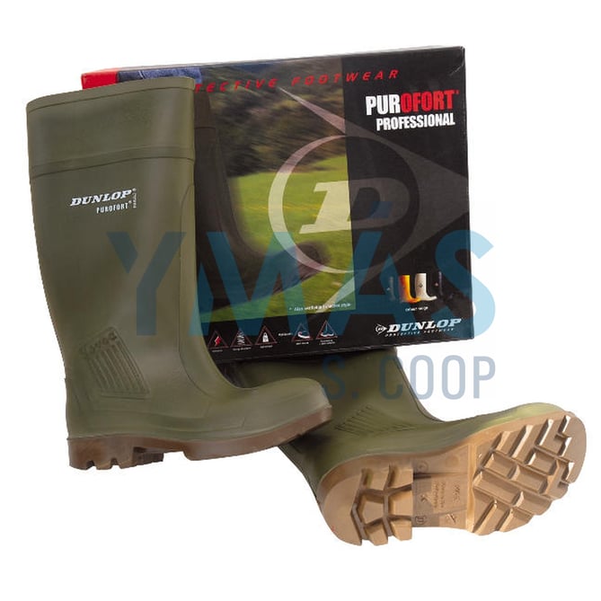 BOTA PUROFORT PUNTERA PLANTILLA VERDE 44