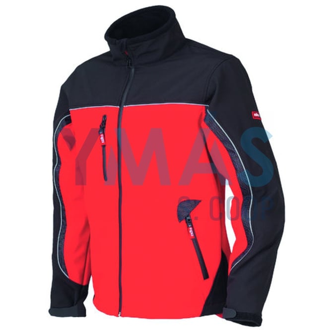 CAZADORA REDSHELL ROJO NEGRO XXL