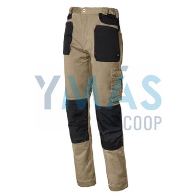 PANTALON STRETCH BEIGE NEGRO XXL